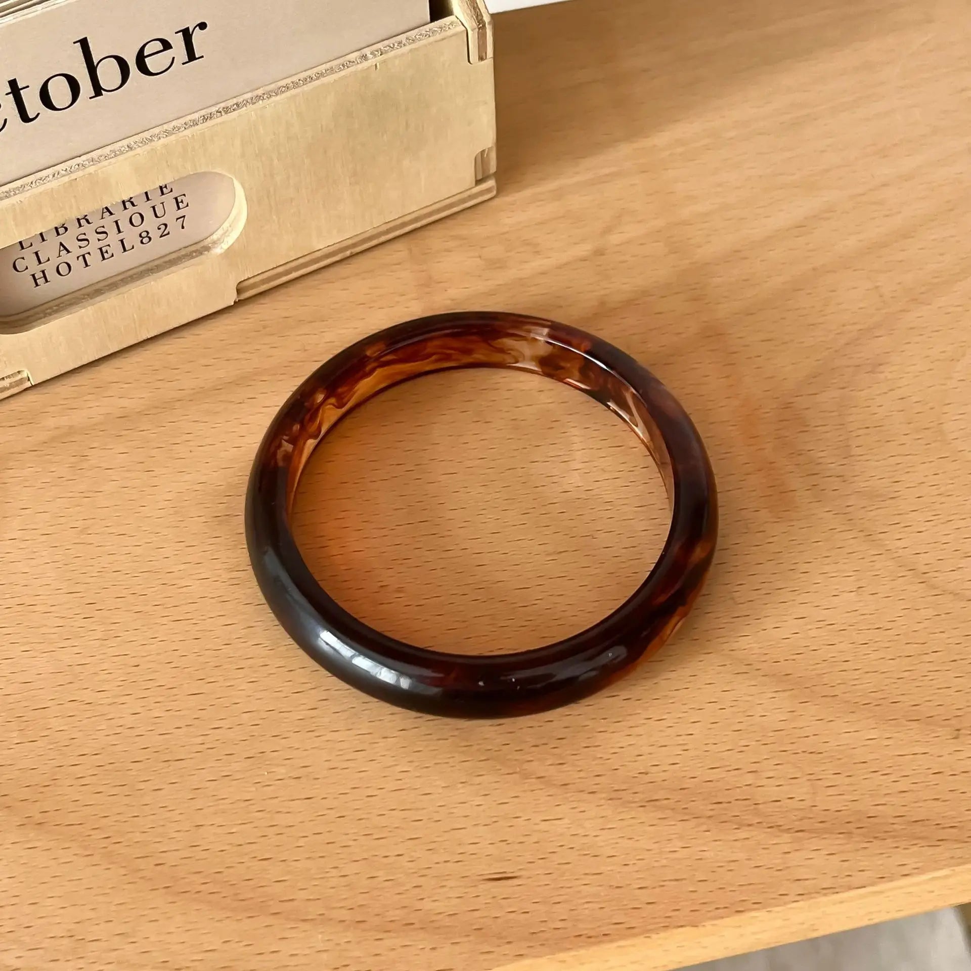 Resin Bracelet for Women Vintage Acrylic Korean Style Elegant Simple Jewelry