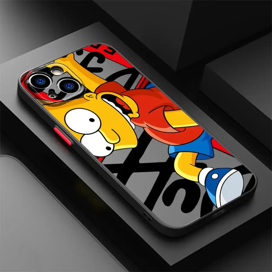 Disney Simpsons Homer Matte iPhone Case
