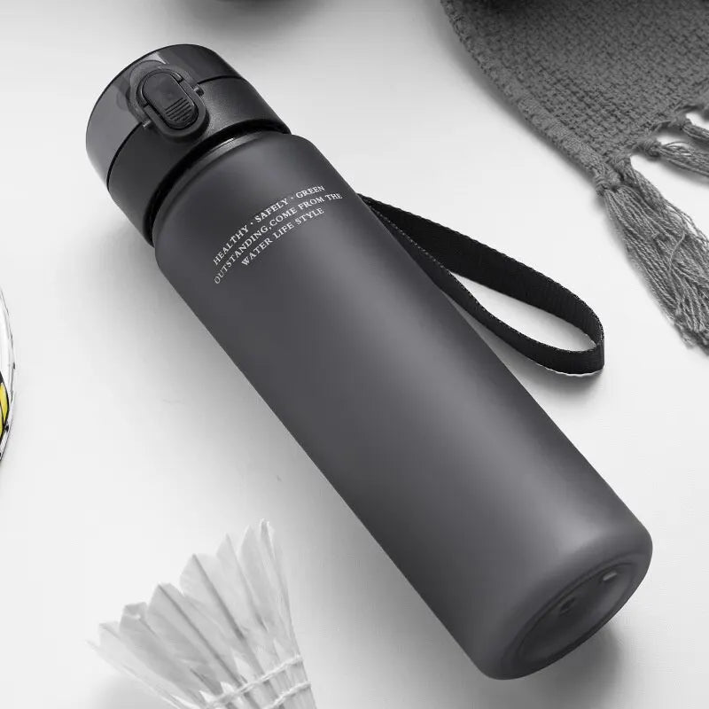 BPA Free Leakproof Water Bottle 400ml 560ml Portable Sports Bottle Gym Hiking Drinking Bottle