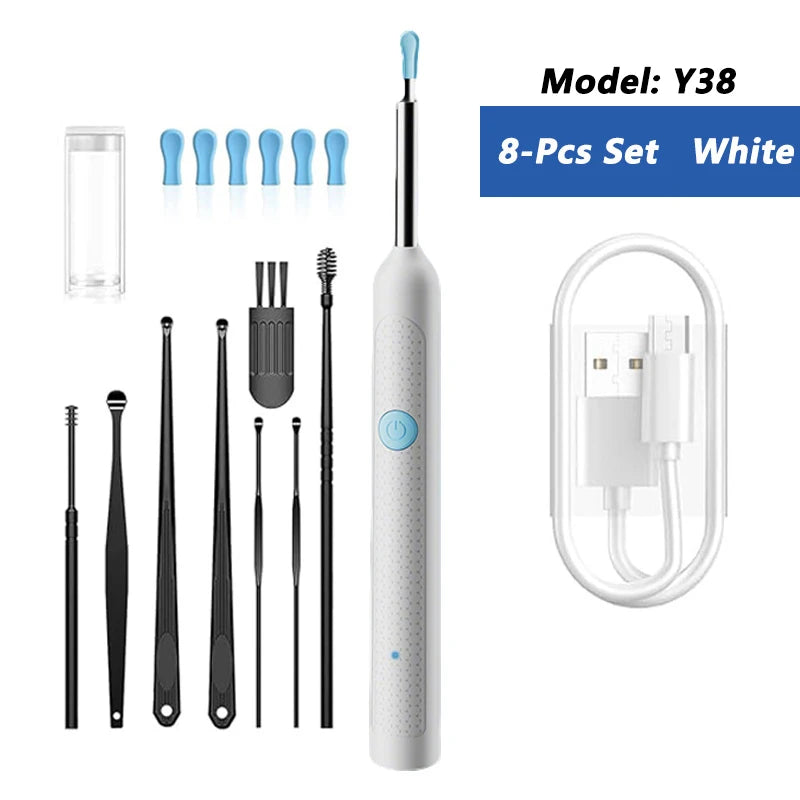 Ear Wax Removal Tool with Camera – HD Visual Ear Cleaner Endoscope for Safe Ear Cleaning