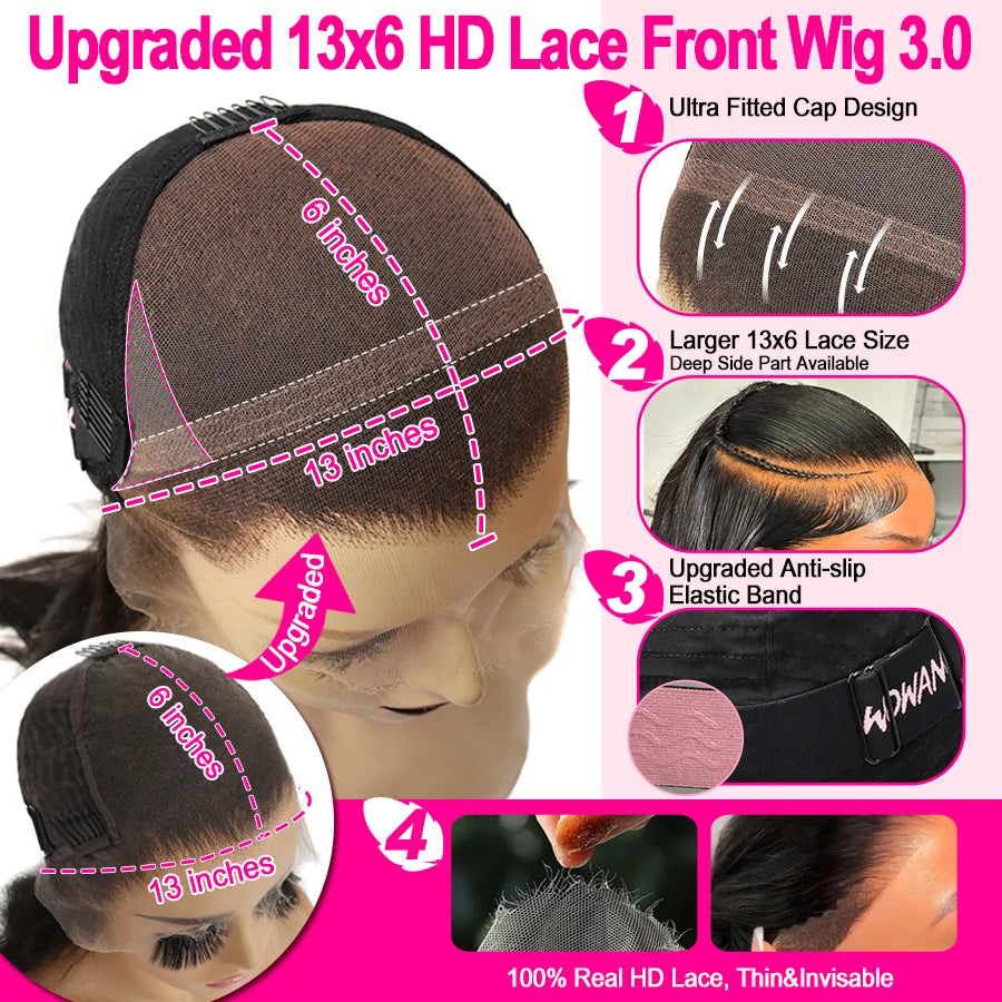 HD Lace Wig – Invisible Melt Lace Front Wig (Undetectable Hairline)