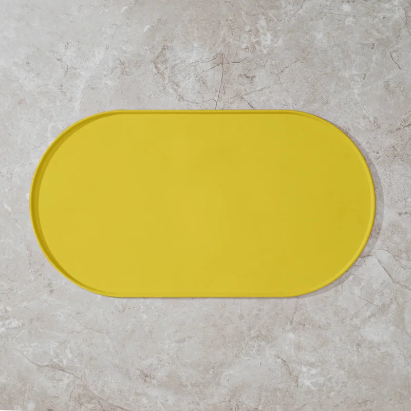 Waterproof Non Slip Cat Feeding Mat Pet Food Bowl Mat for Dog Cat Feeding Area