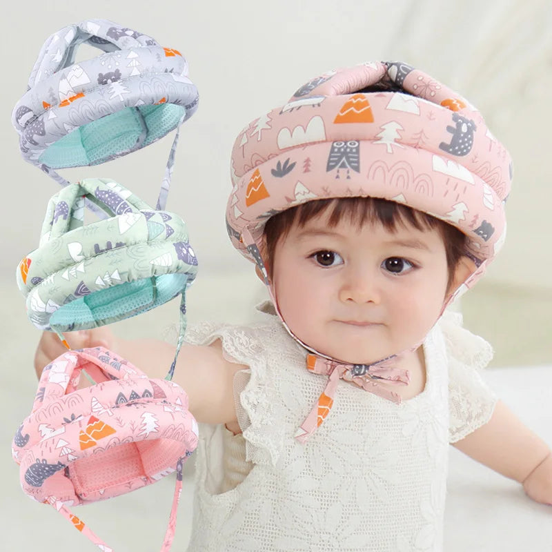 Baby Safety Helmet Mesh Head Protection Hat