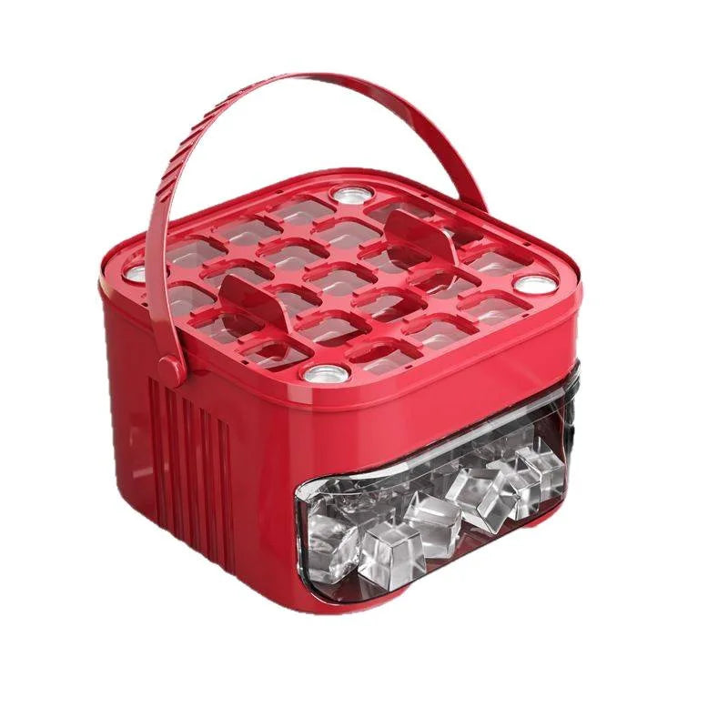 Ice Cube Maker with Storage Bin