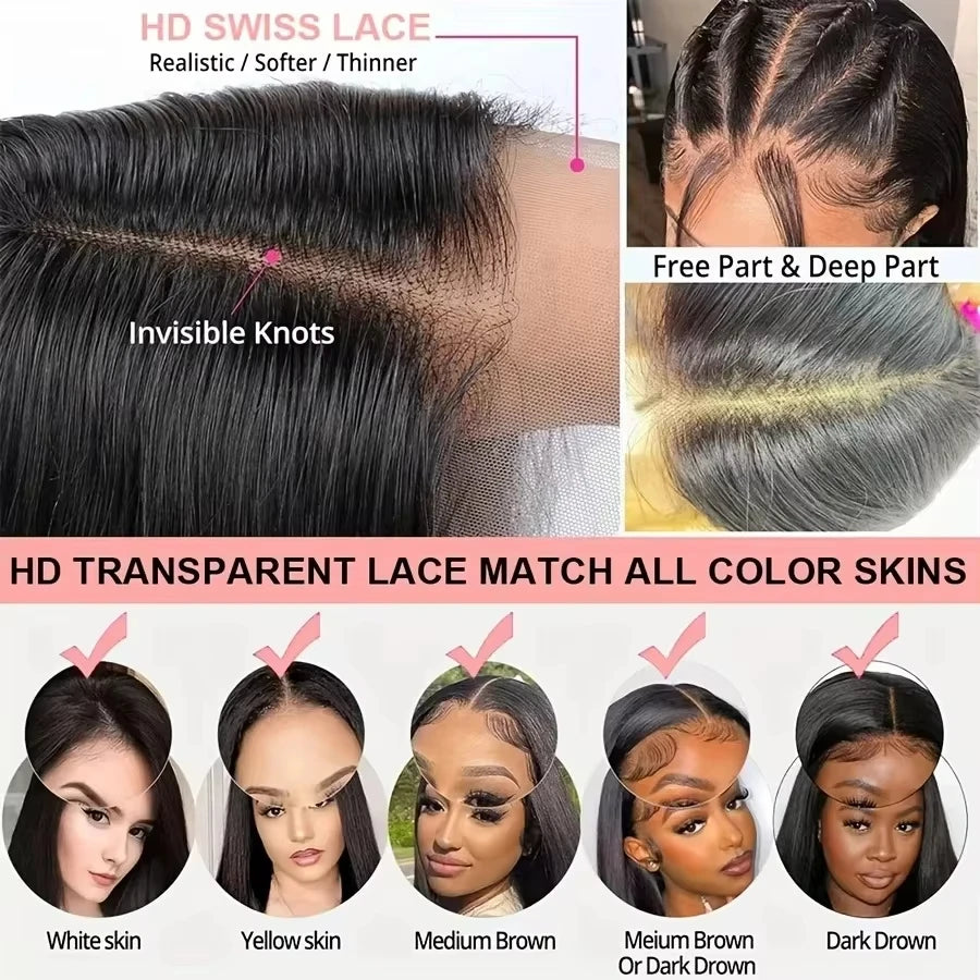 Put On & Go Wig – No Glue HD Lace Wig
