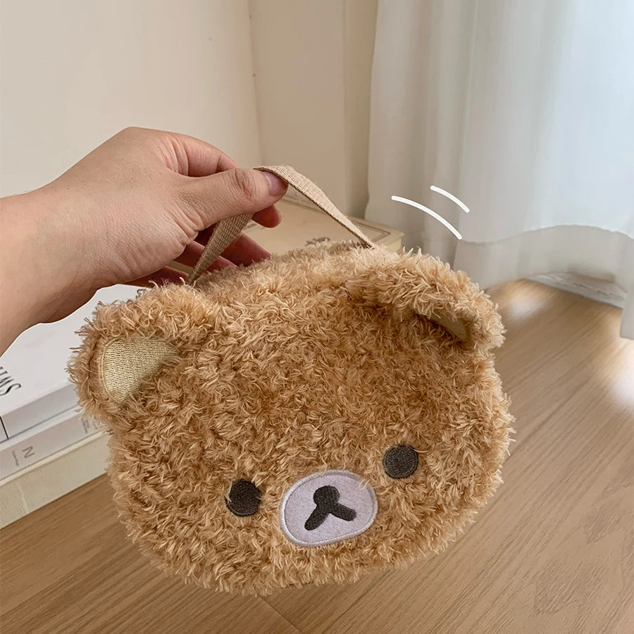 Plush Bear Makeup Bag Cosmetic Storage Organizer Pouch