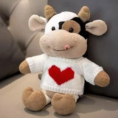 Cute Cow Plush Pillow Gift for Kids and Girlfriend