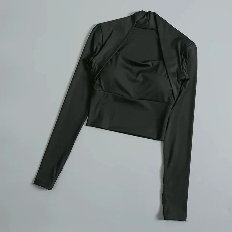 Women Long Sleeve Yoga Sports Top Fitness Shirt