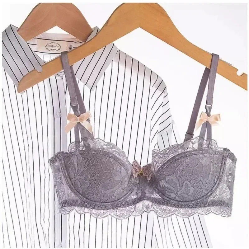 Women Lace Push Up Bra and Underwear Set