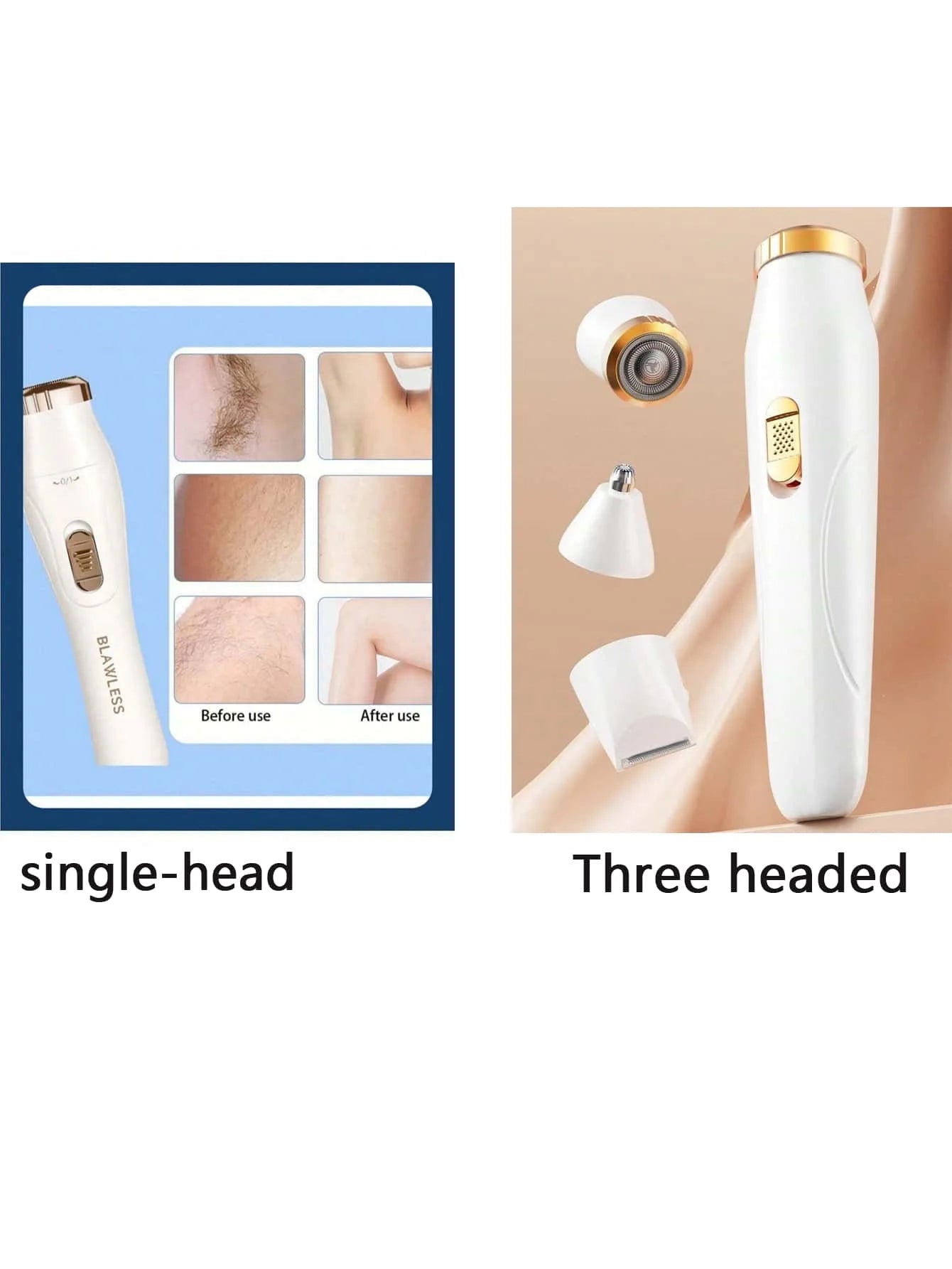 Women Lady Shaver Rechargeable Cordless Hair Remover Bikini Trimmer Electric Razor 2026
