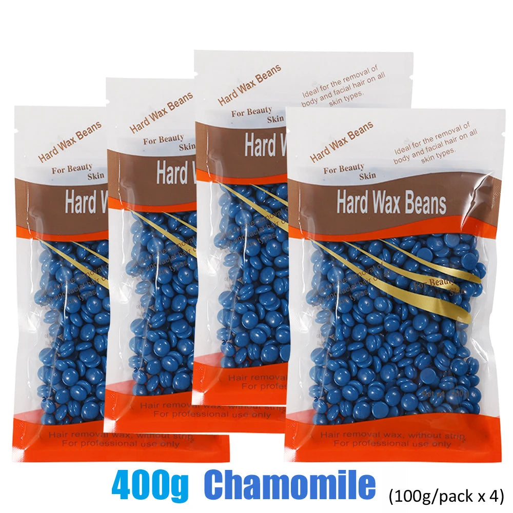 Hard Wax Beans – 500g Hair Removal Wax for Face, Legs & Body, No Strip Needed