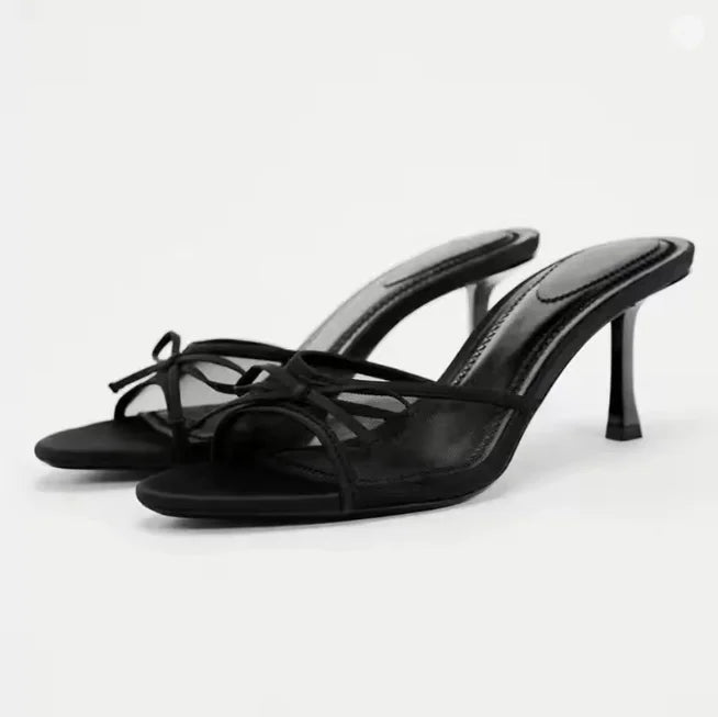 Women Slim High Heel Sandals Summer Dress Shoes