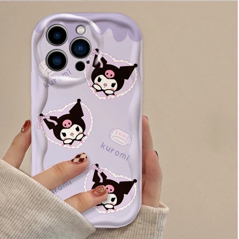 Hello Kitty Cinnamoroll Shockproof Soft Silicone iPhone Case