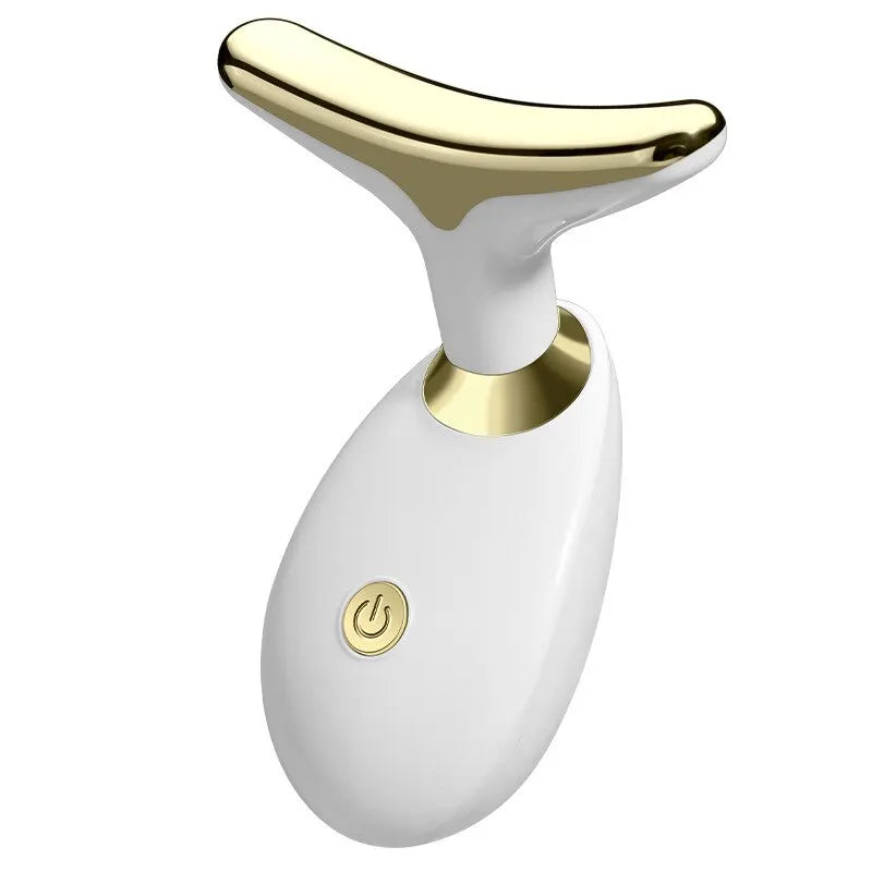 Electric Face & Neck Massager Lifting Firming Beauty Device Facial Skin Tightening Vibration Massage Tool Portable Skincare