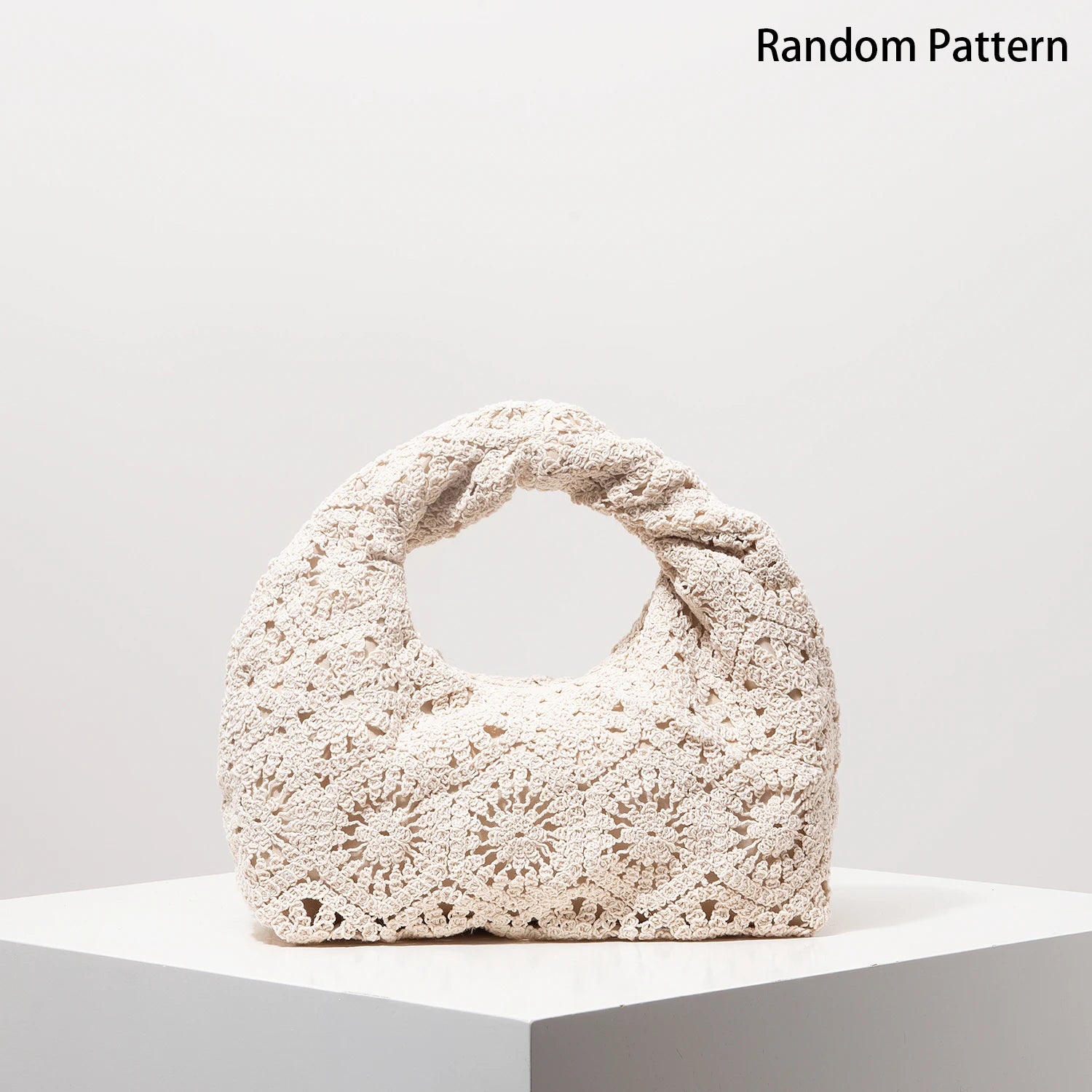 Boho Woven Beach Bag Crochet Handbag for Women