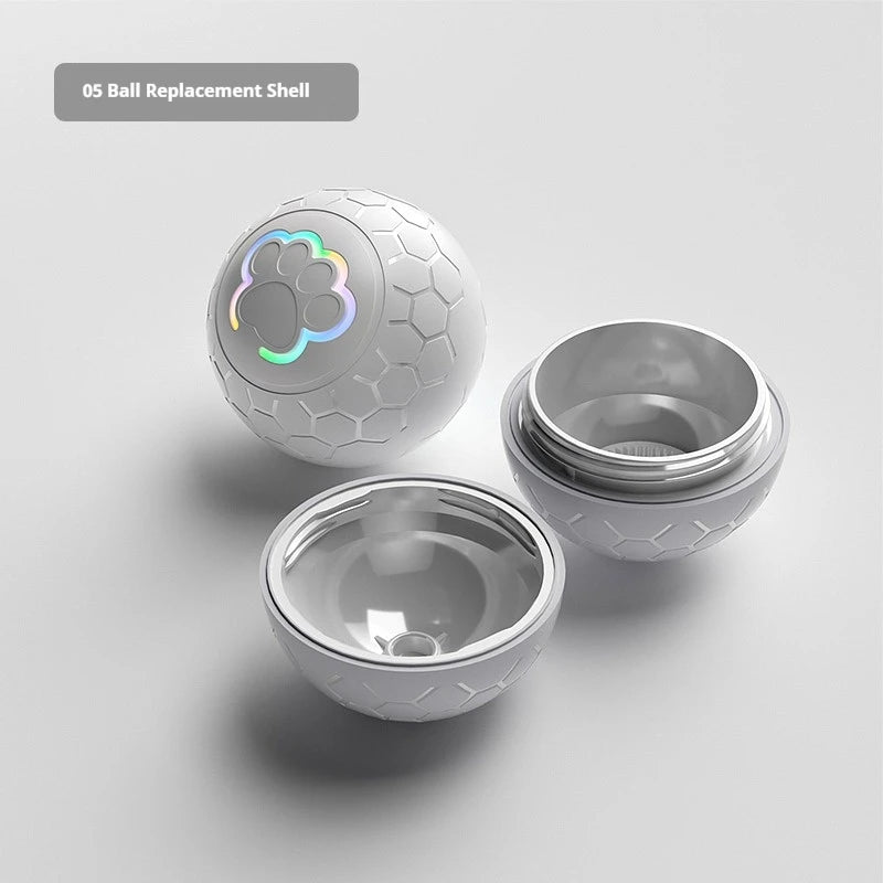 Smart Interactive Dog Toy Ball USB Rechargeable Automatic Bouncing Pet Toy with Lights