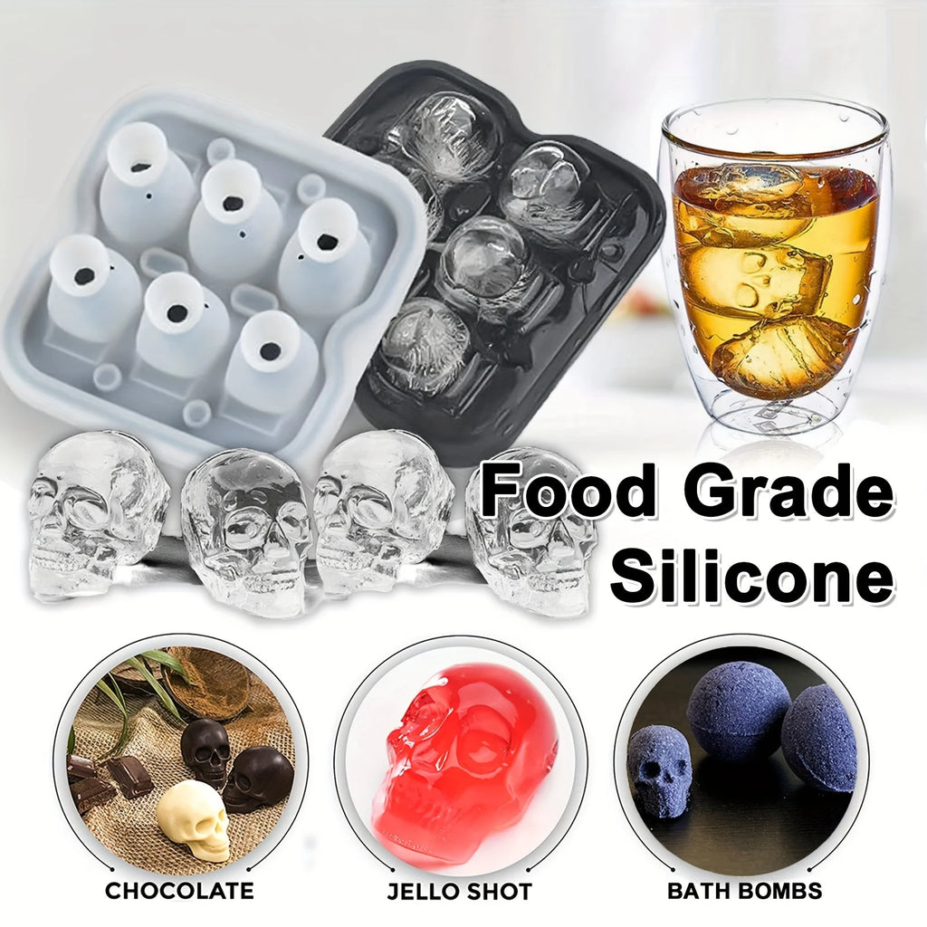 3D Skull Ice Mold