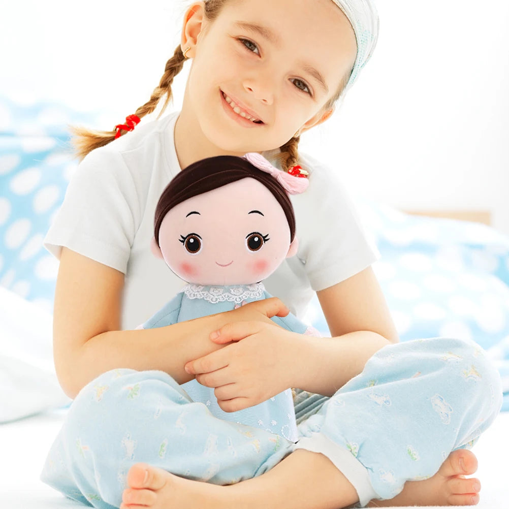 Soft Rag Doll Pillow for Girls Room Decor