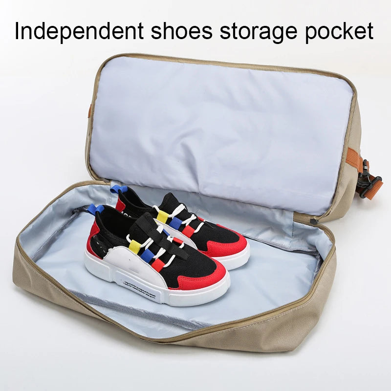Travel Gym Bag Waterproof Duffle Large Capacity Fitness Bag With Shoe Compartment