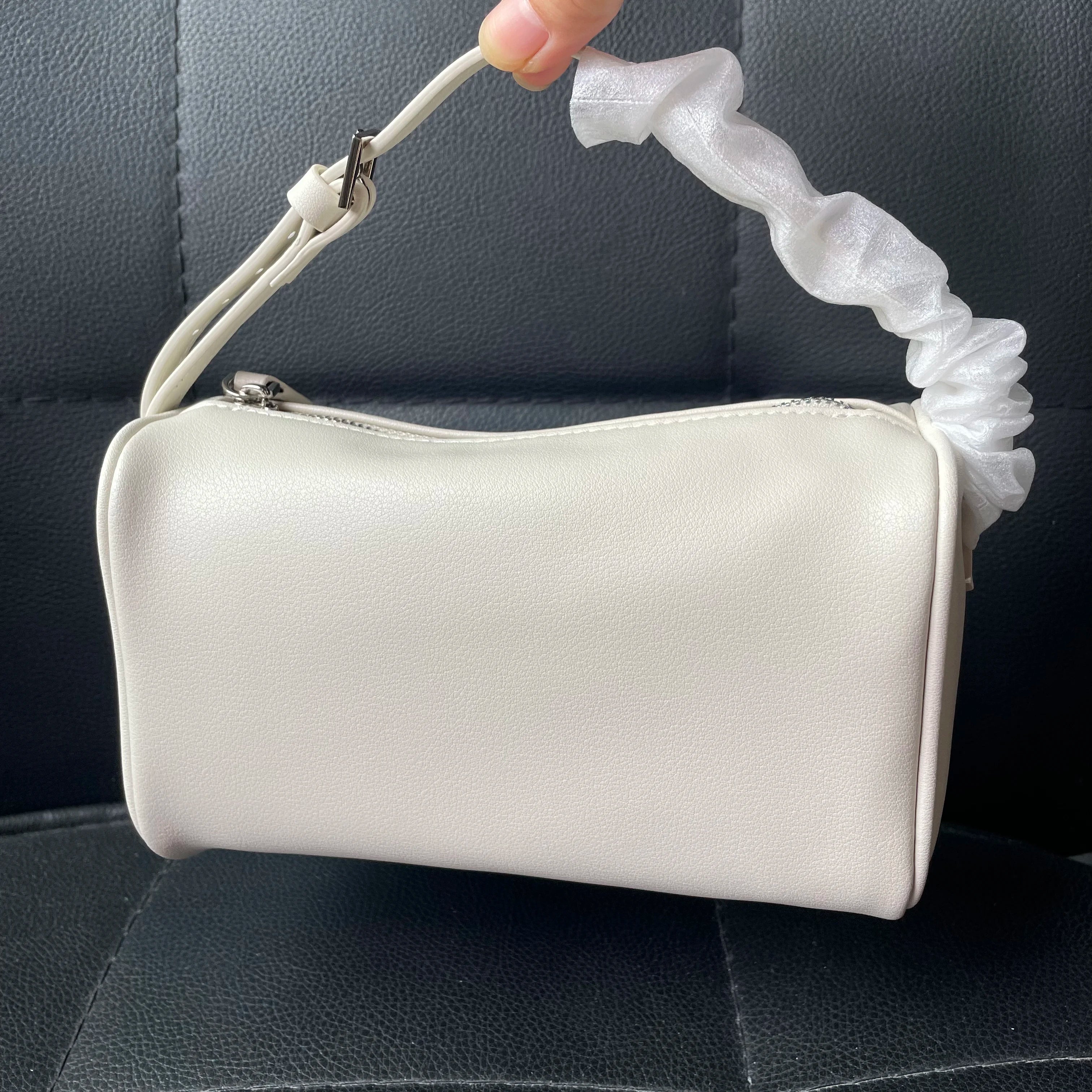 Women Suede Mini Crossbody Bag Soft Cowhide One Shoulder Handbag