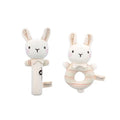 Organic Cotton Baby Hand Rattle Soothing Toy