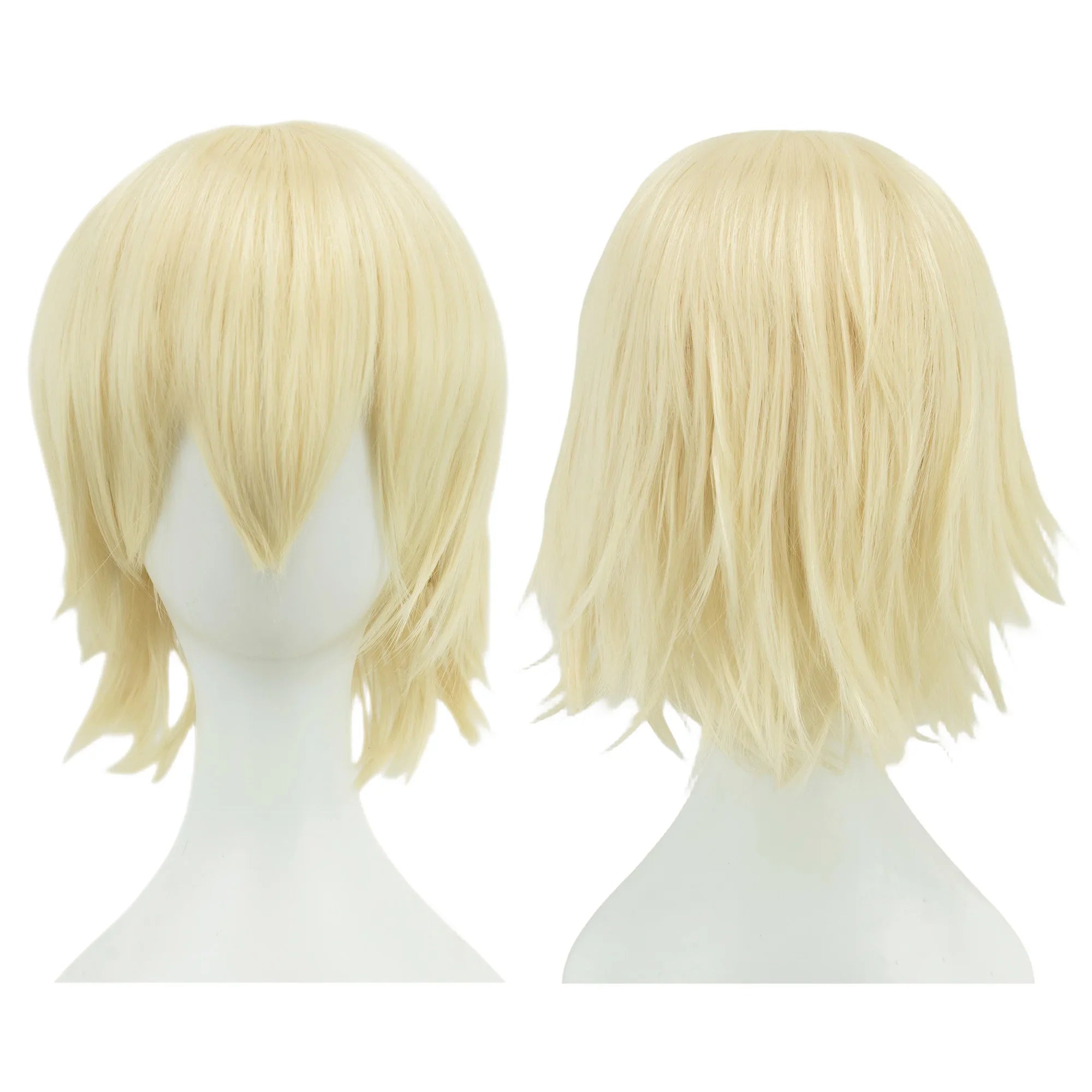 Colorful Cosplay Wig – Short Bob Hair with Bangs