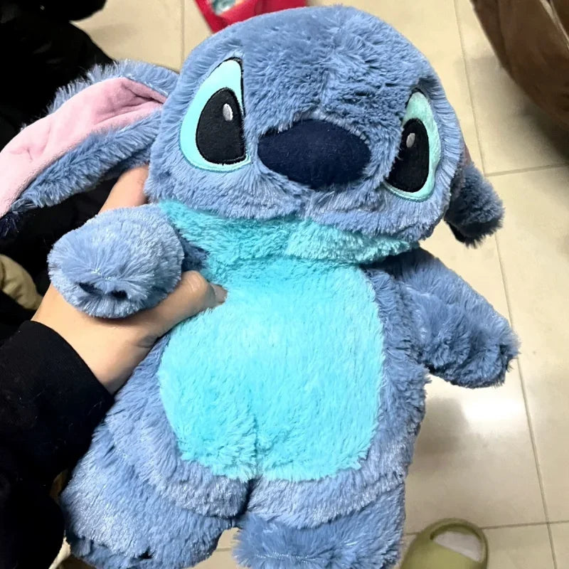 Lilo Stitch Angel Lotso Plush Hand Warmer Hot Water Bottle Soft Winter Warm Bag