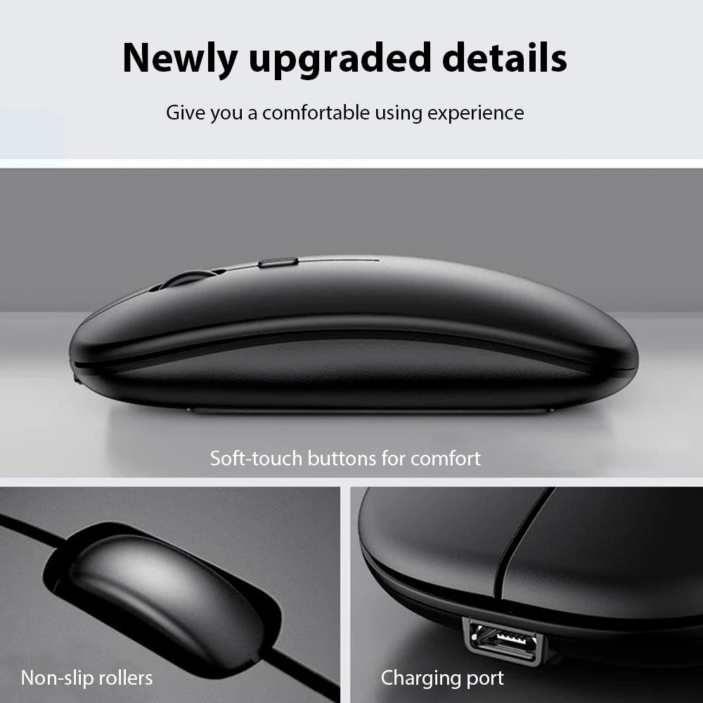 Bluetooth Wireless Keyboard & Mouse Set