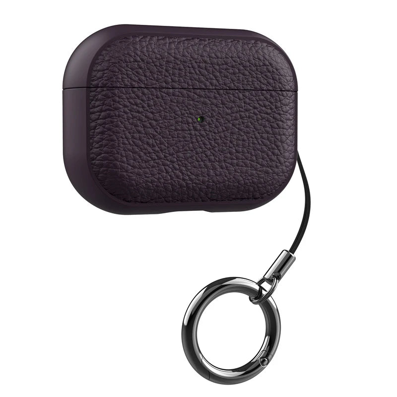AirPods Pro 3 TPU Leather Case with Lanyard Protective Cover for AirPods 1–4 Pro 2