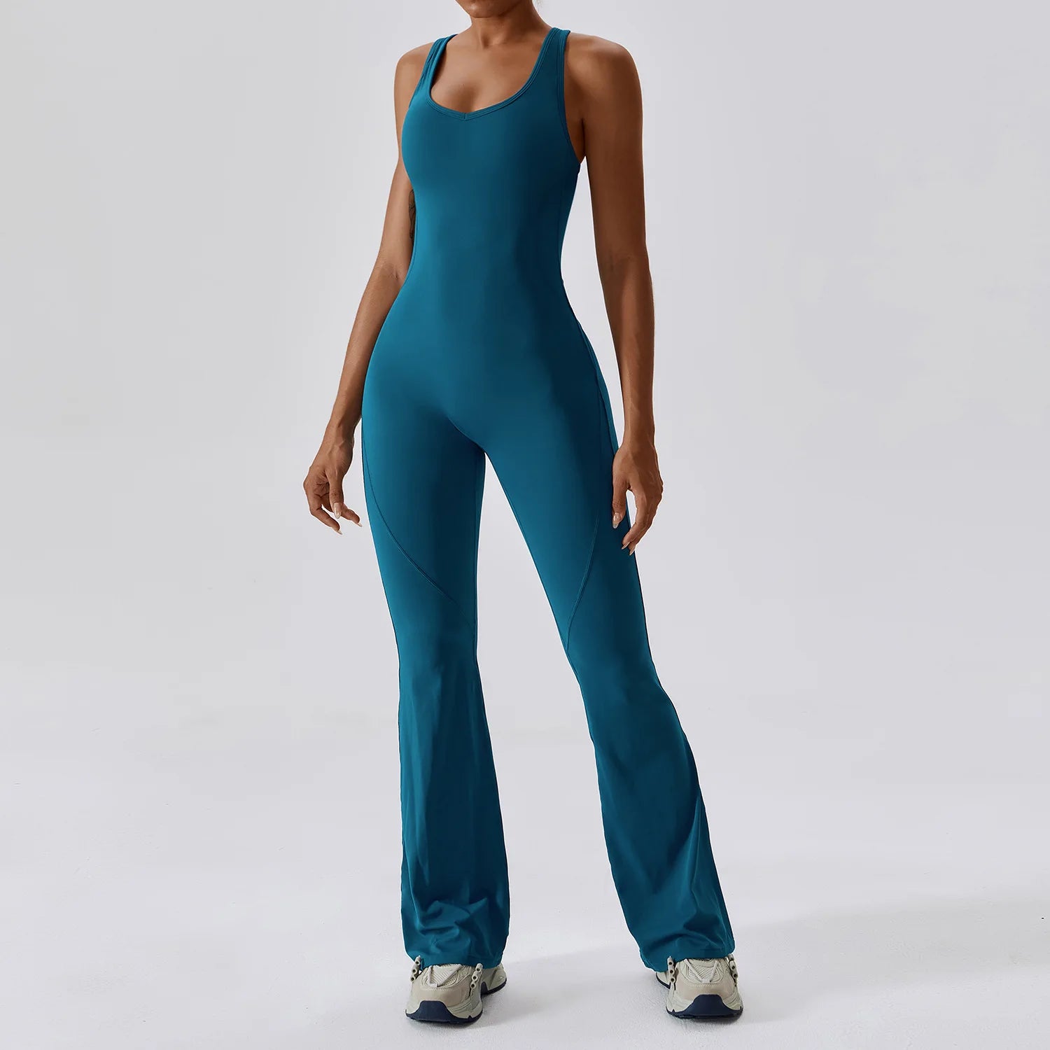 Seamless Yoga Jumpsuit Women One Piece Bodysuit Butt Lift Fitness Activewear