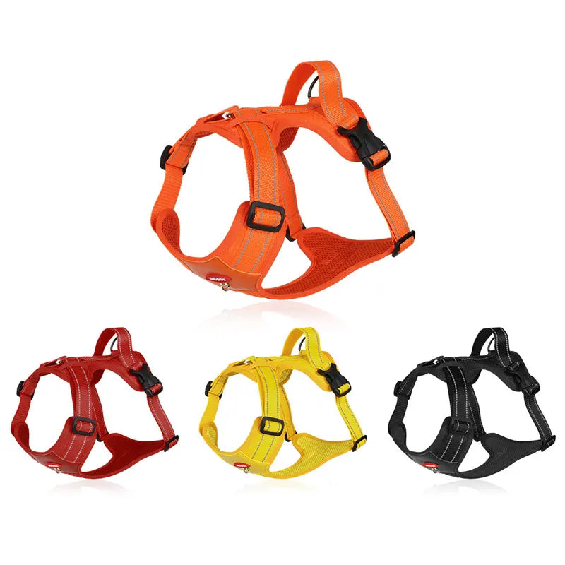 Reflective Tactical Dog Harness Waterproof Vest Medium Large Dogs Adjustable Pet Supplies