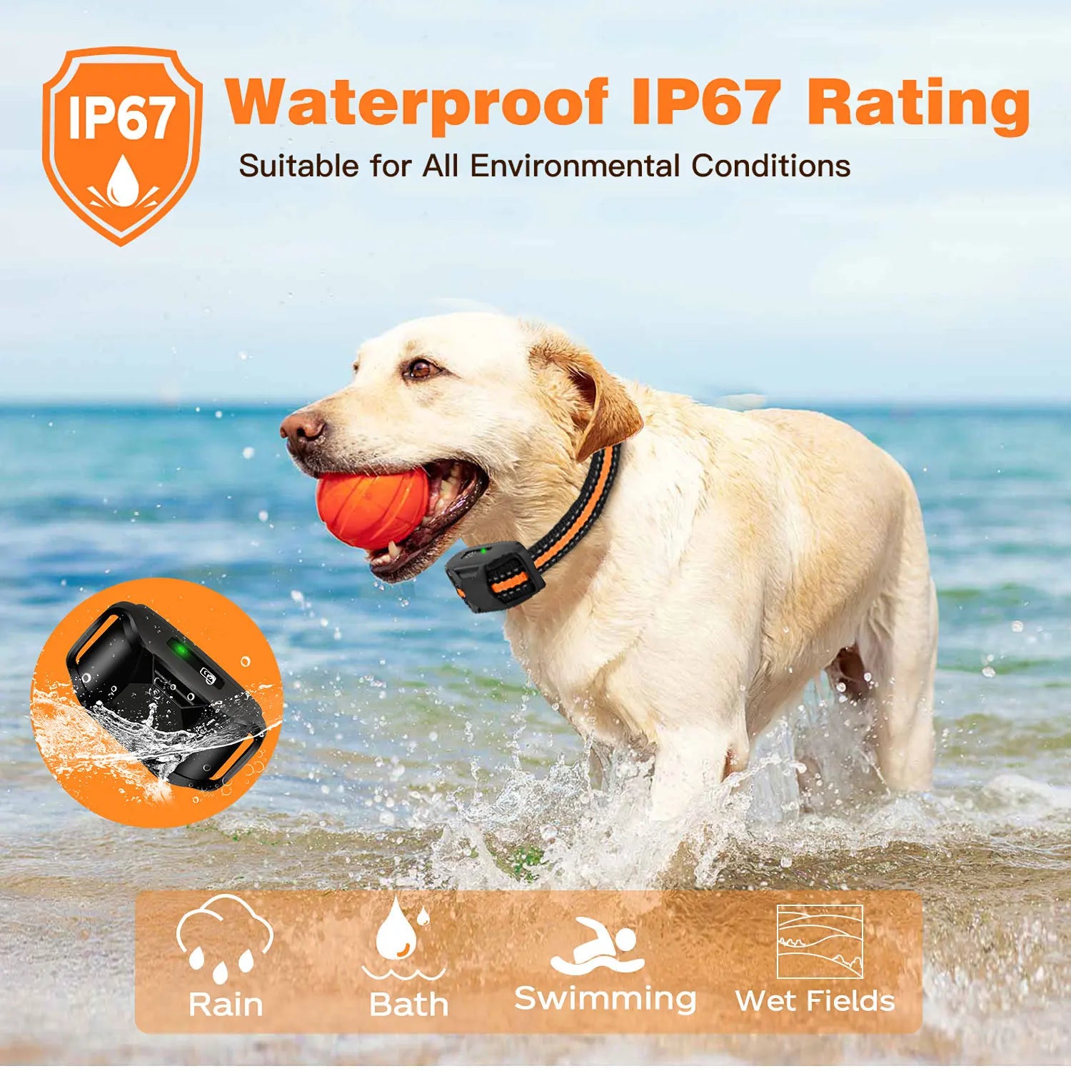 Dog Training Collar with Remote – 3300ft Range, Waterproof, Shock & Vibration Modes