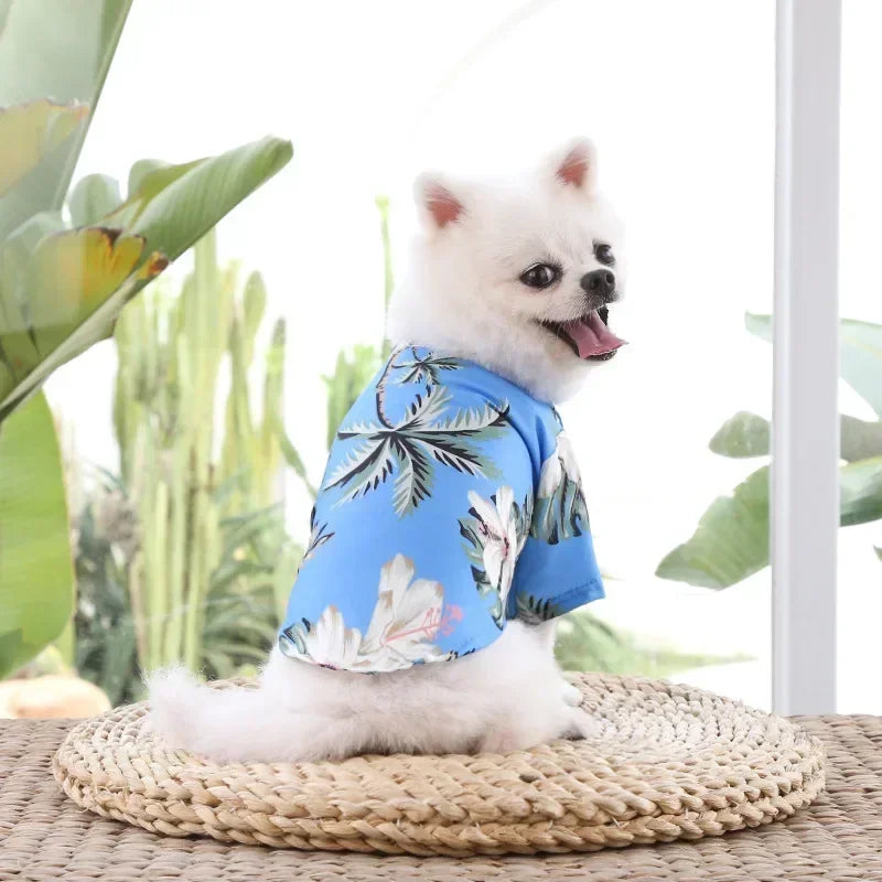 Dog Shirt Summer – Beach Clothes for Small & Medium Dogs, Puppy, French Bulldog & Pug