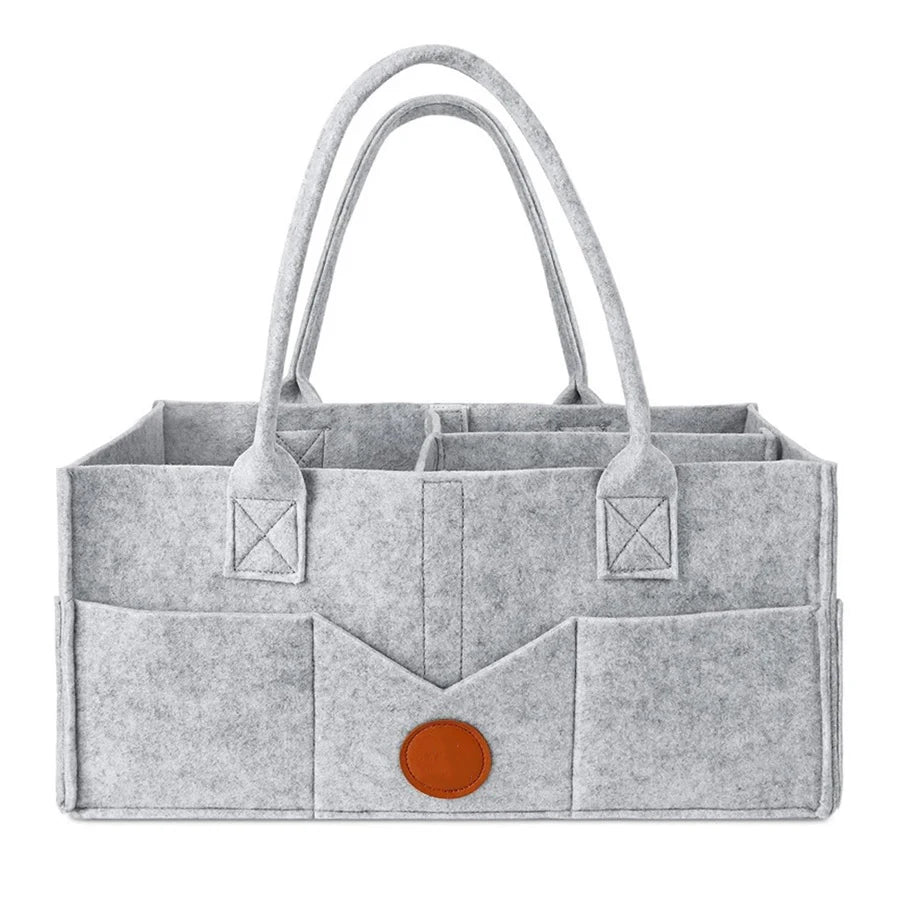 Felt Diaper Caddy Organizer for Baby Toys Diapers