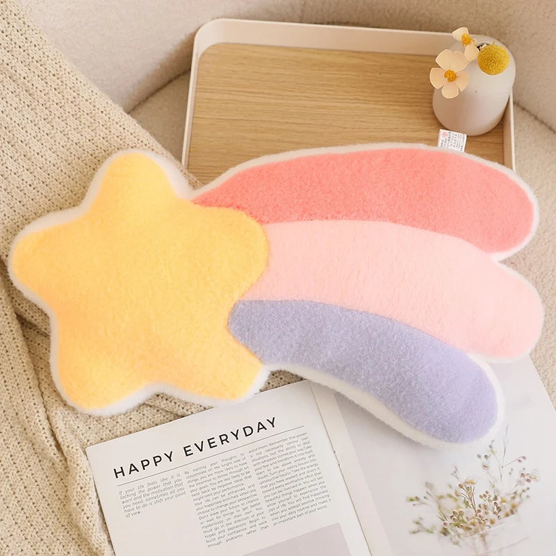 Plush Moon Star Rainbow Cushion Soft Stuffed Cartoon Pillow Home Decor Gift