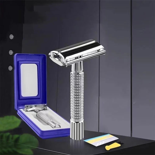 Men Folding Straight Razor 10 Blades
