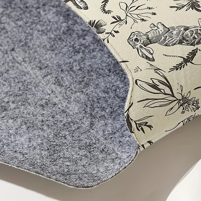 Rabbit Print Laptop Sleeve Soft Protective Bag Tablet Storage Case Cute Cover