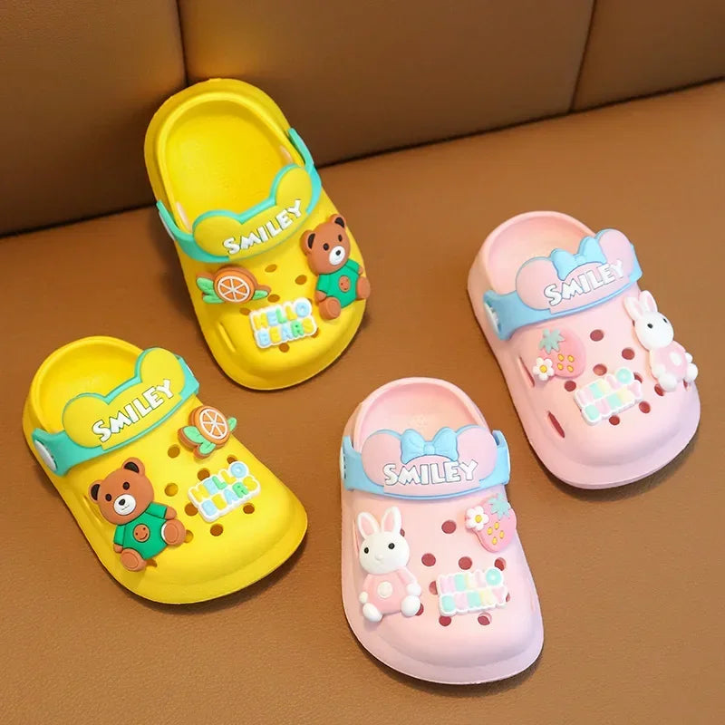 Baby Cartoon Anti Slip Summer Sandals for Boys and Girls