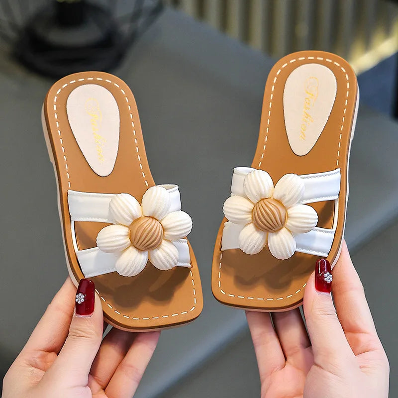 Kids Cartoon Summer Slippers Non Slip Beach Shoes