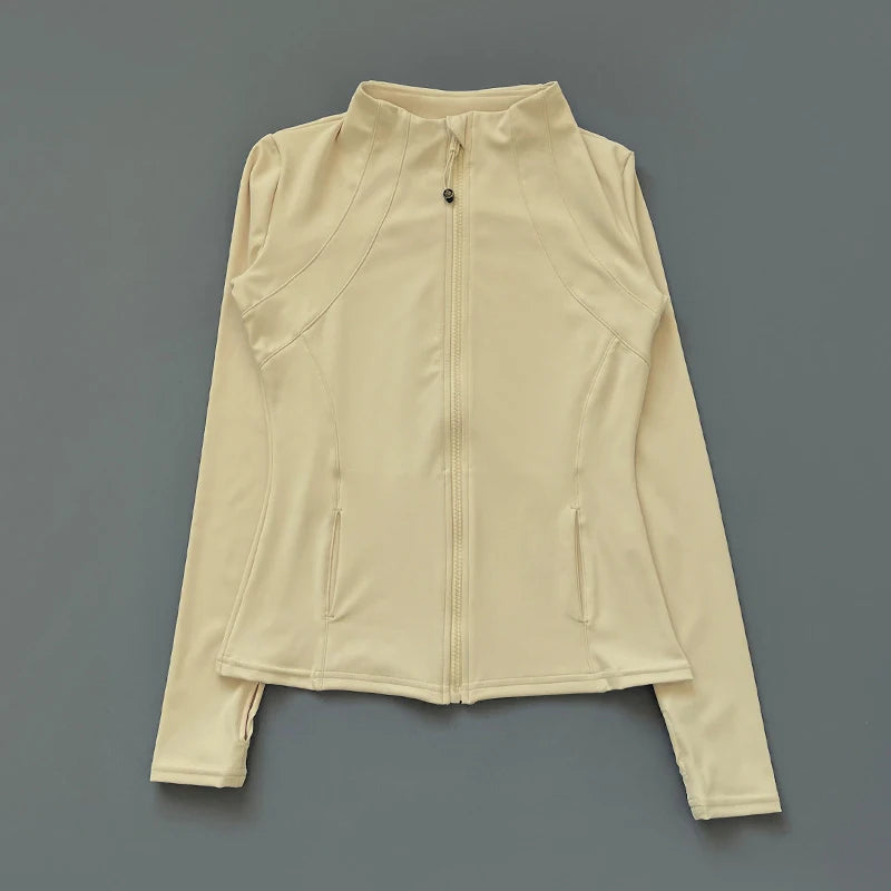 Women’s Long Sleeve Running Windbreaker Sports Jacket Workout Activewear Top