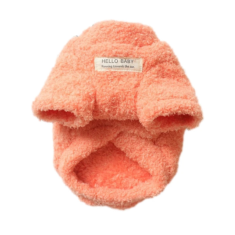 Warm Winter Dog Sweater Plush Puppy Coat for Small Dogs