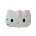 Large White Cat Plush Pillow Fluffy Back Cushion Cute Stuffed Sofa Decor
