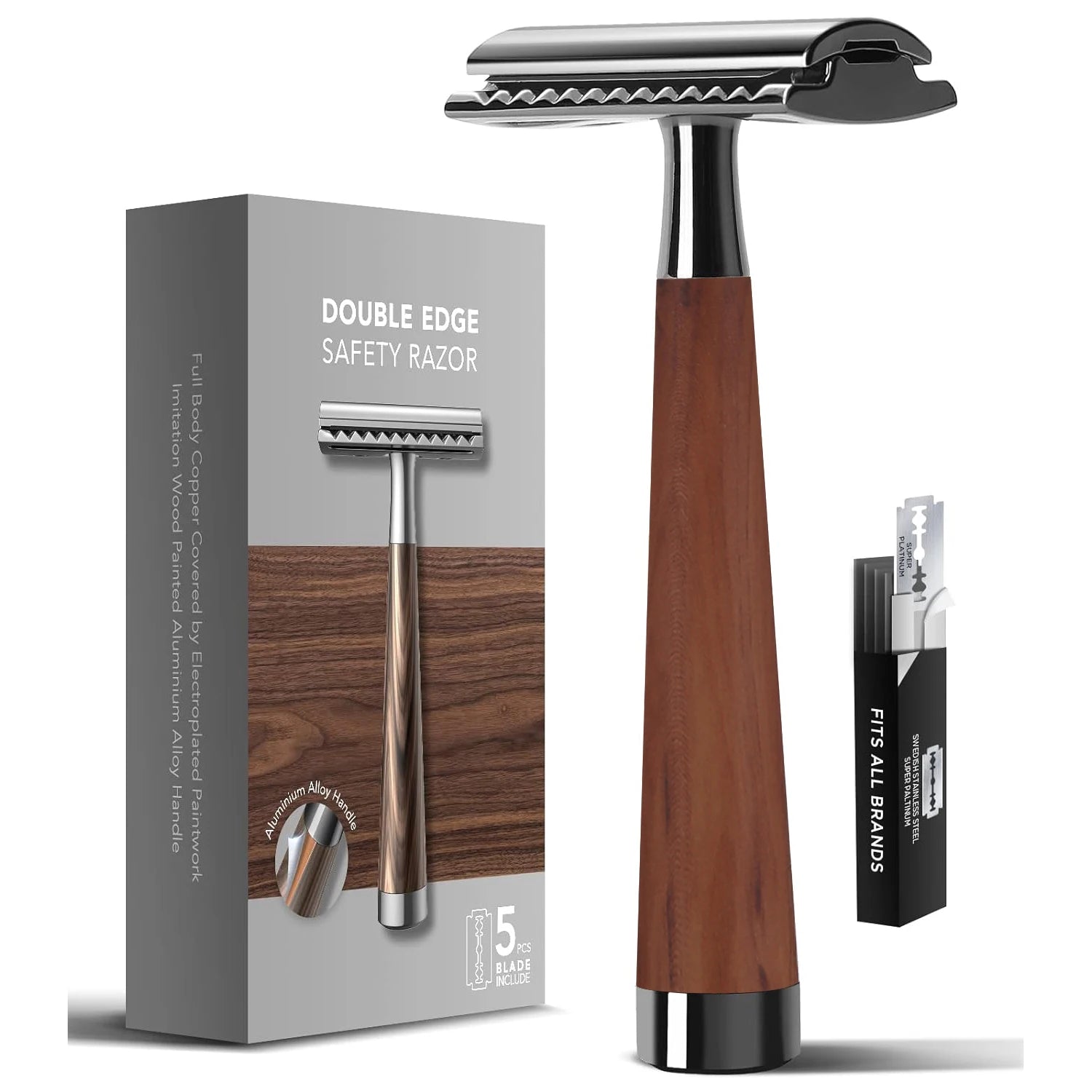 Double Edge Safety Razor 5 Blades