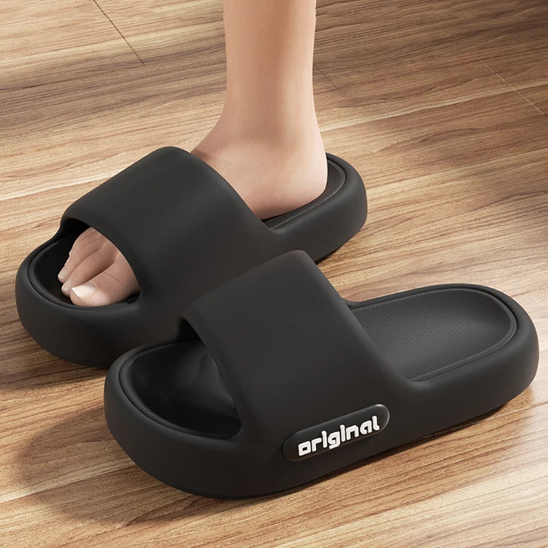 Women Cloud Platform Slippers Soft Sole Beach Slides