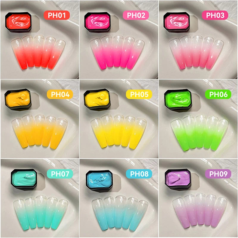 Gradient Nail Art Gel Kit – 4-in-1 Color Painting Gel Set for Ombre & DIY Nail Design
