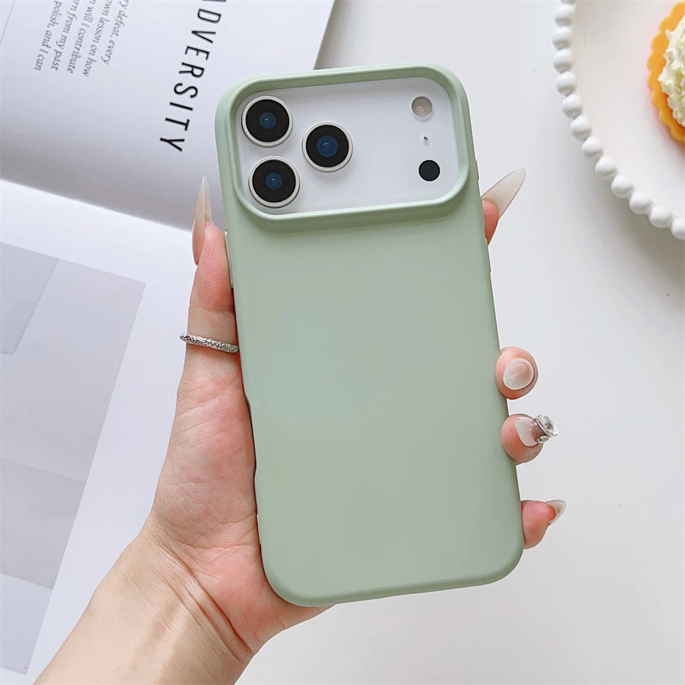 Matte Candy Color Liquid Silicone Shockproof iPhone Case