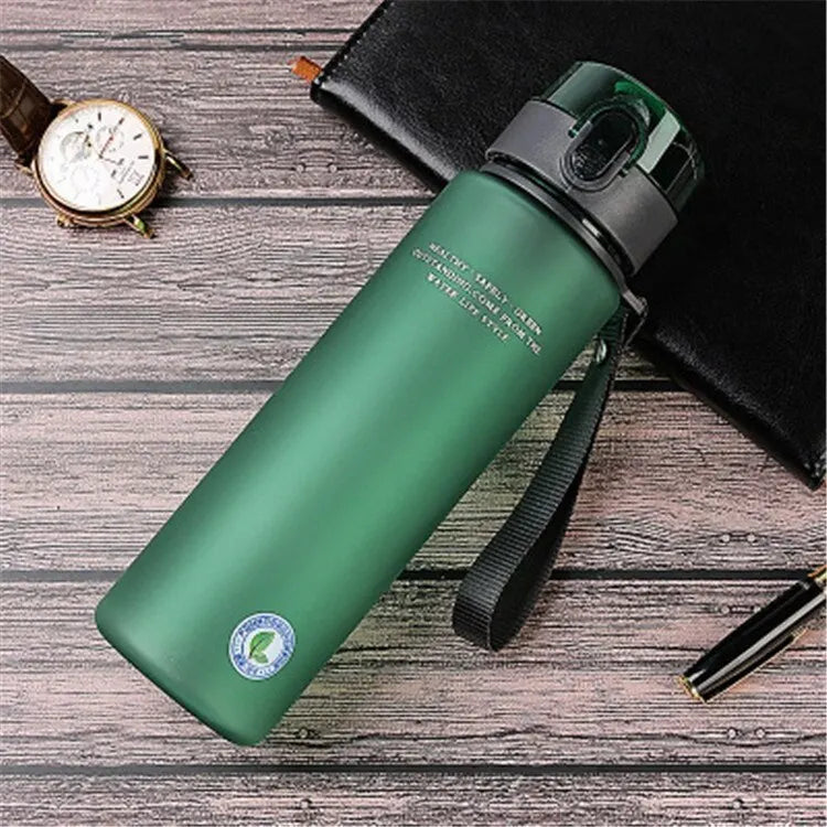 BPA Free Leakproof Water Bottle 400ml 560ml Portable Sports Bottle Gym Hiking Drinking Bottle