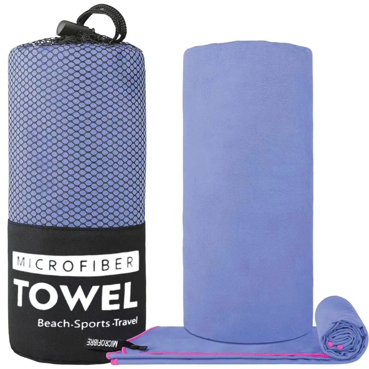 Microfiber Sports Towel Quick Dry Super Absorbent Lightweight Gym Beach Towel
