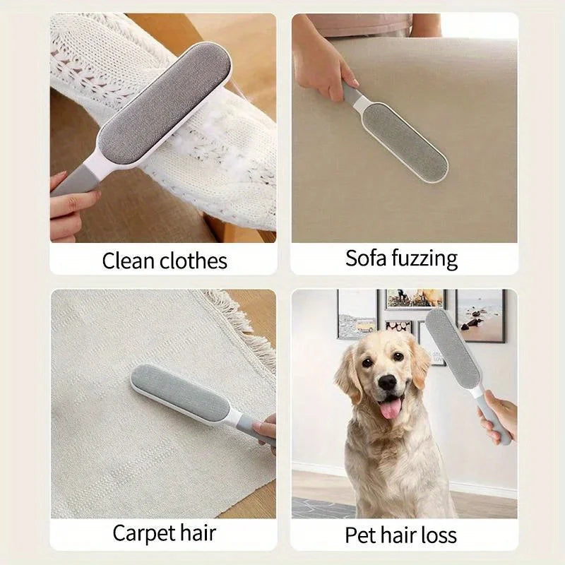 Pet Hair Remover Brush – Reusable Lint Roller for Clothes, Sofa & Furniture
