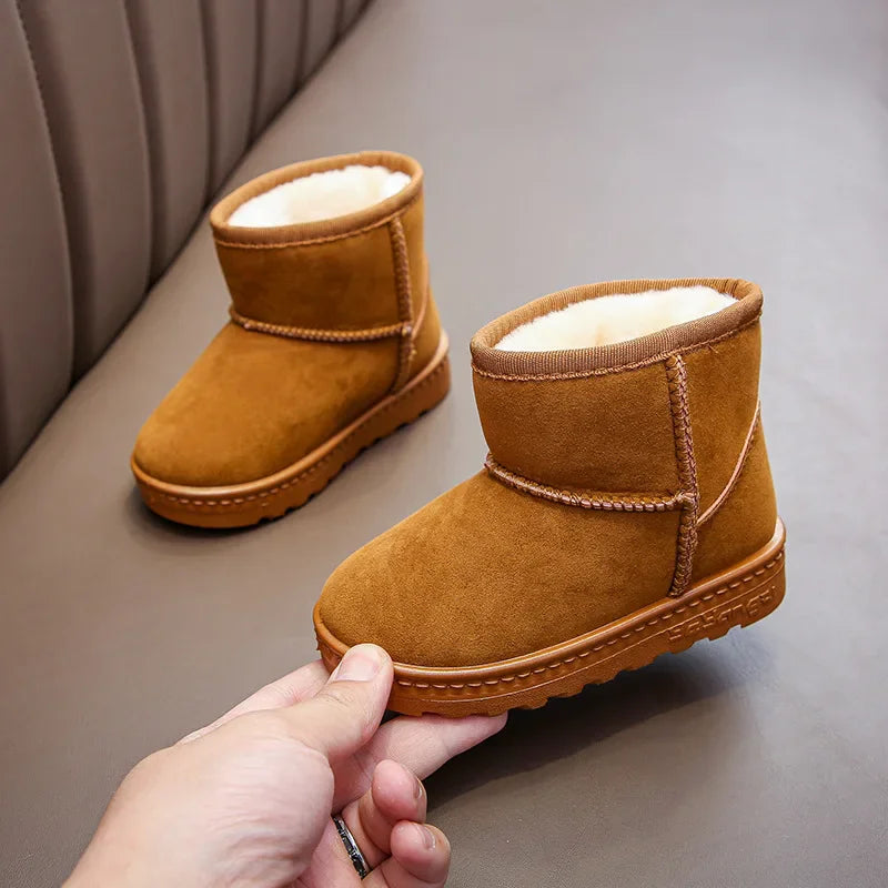 Kids Winter Snow Boots Warm Anti Slip Shoes for Boys Girls